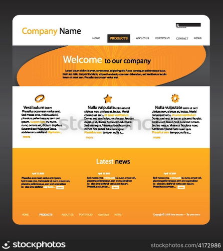 editable website template