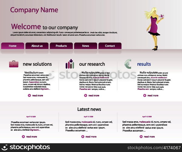 editable website template