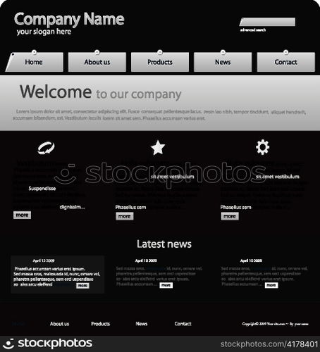 editable website template