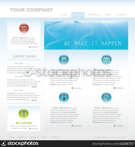 editable website template