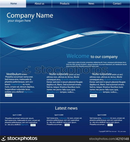editable website template