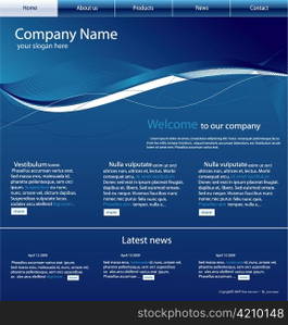 editable website template