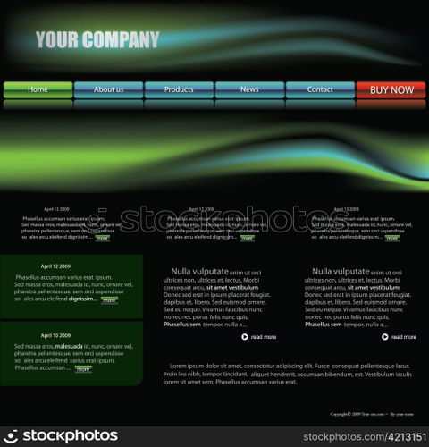 editable website template