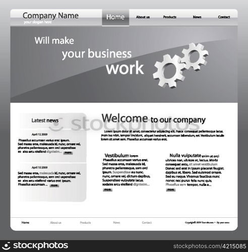 editable website template