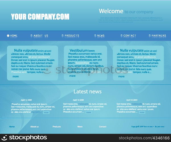 editable website template