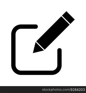 editing icon vector template illustration logo design