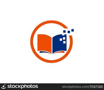 Education book Logo Template vector illustration design