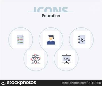 Education Flat Icon Pack 5 Icon Design. . . education. notepad  . education