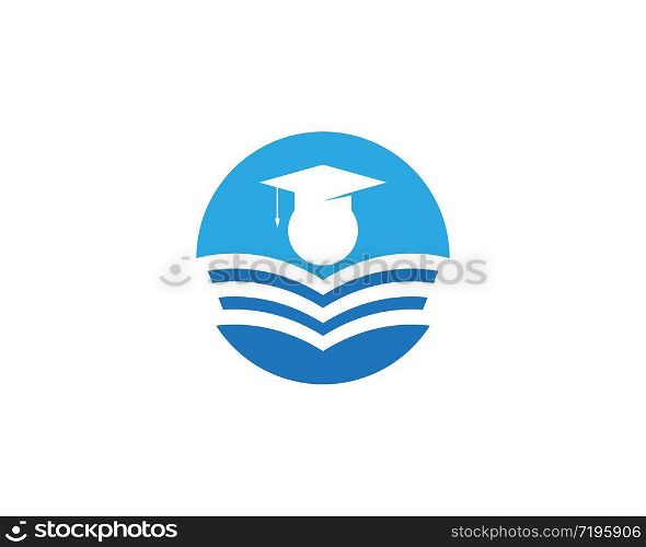 Education icon logo template vector