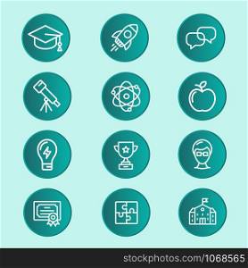 Education infographic about school skills elements template for graduation concept, This process helps your build visual, Presentation