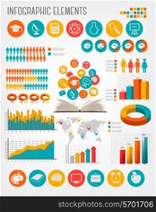Education infographics. Vector.