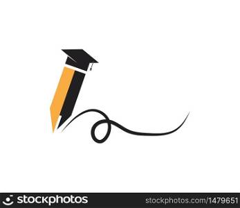 Education logo design template