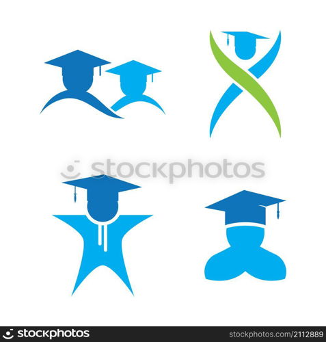 Education logo design vector illustration