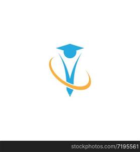 Education logo template vector icon design