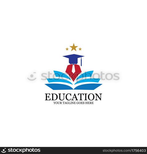 Education Logo Template vector icon illustration design