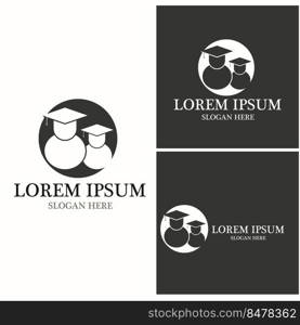 Education Logo Template vector icon illustration design