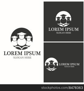 Education Logo Template vector icon illustration design