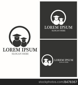 Education Logo Template vector icon illustration design