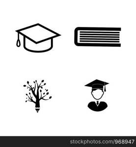 Education Logo Template vector icon illustration design