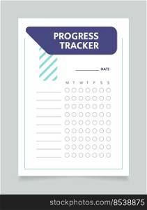 Education progress tracker worksheet design template. Printable goal setting sheet. Editable time management s&le. Scheduling page for organizing personal tasks. Arial Regular font used. Education progress tracker worksheet design template