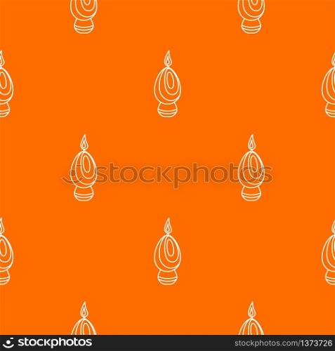 Egg candle pattern vector orange for any web design best. Egg candle pattern vector orange