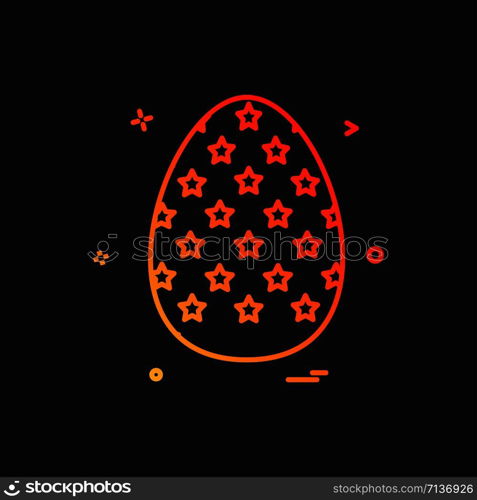 egg easter religion icon vector design