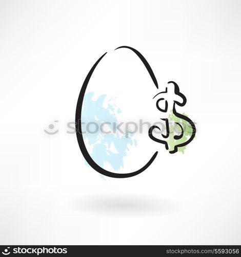 egg grunge icon
