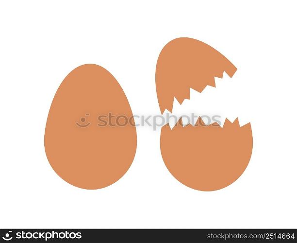 Egg icon and different eggs. Eggshell illustration symbol. Sign chick embryo vector.
