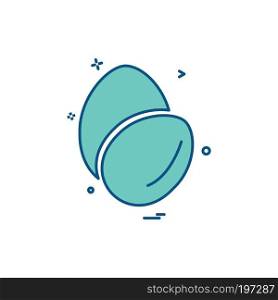 Egg icon design vector 