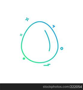 Egg icon design vector 