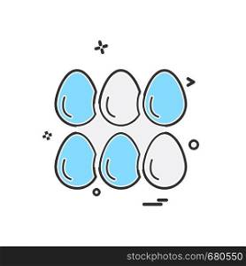 Egg icon design vector
