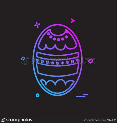 Egg icon design vector