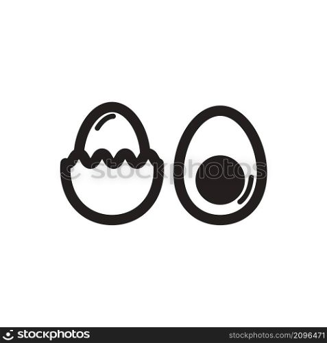 egg icon design vector templates white on background
