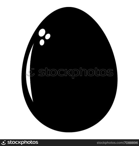 Egg icon . Simple illustration of egg vector icon for web design isolated on white background. Egg icon , simple style