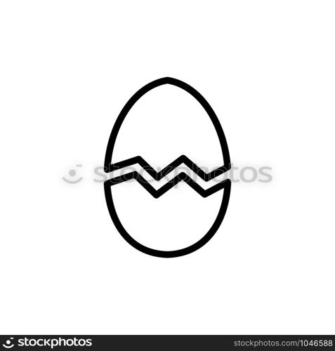 Egg icon trendy