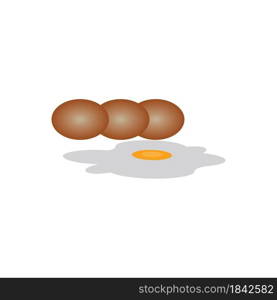 Egg icon vector illustration design background.