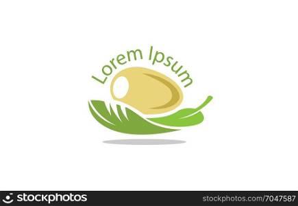 Egg on a leaf depicting a new life