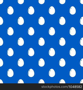 Egg pattern vector seamless blue repeat for any use. Egg pattern vector seamless blue