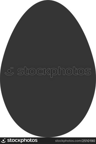Egg shape template, hand drawing, Easter  shape, bird egg reptiles