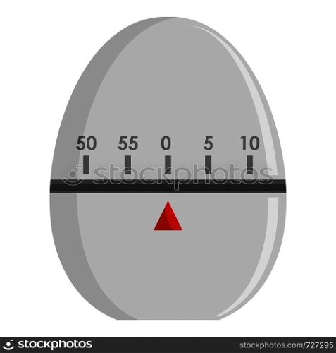 Egg timer icon. Flat illustration of egg timer vector icon for web. Egg timer icon, flat style