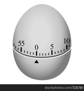 Egg timer mockup. Realistic illustration of egg timer vector mockup for web. Egg timer mockup, realistic style