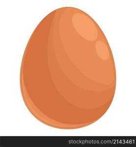 Egg zinc icon cartoon vector. Food zn. Mineral suplement. Egg zinc icon cartoon vector. Food zn