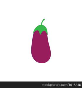 Eggplant icon logo vector design