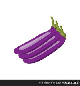 Eggplant Logo, Cooking Ingredients Vector, Farmer Garden Farmer, Illustration Template