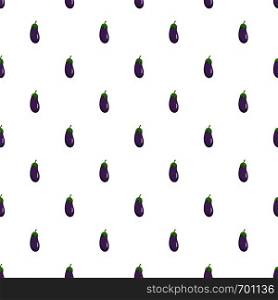 Eggplant pattern seamless in flat style for any design. Eggplant pattern seamless