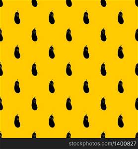 Eggplant pattern seamless vector repeat geometric yellow for any design. Eggplant pattern vector