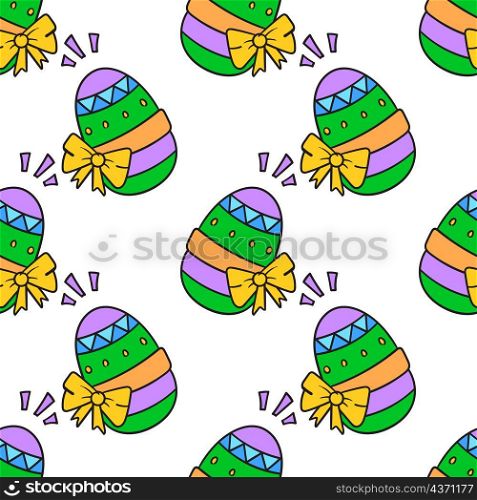 eggs easter decoration seamless pattern textile print