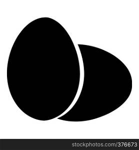 Eggs icon. Simple illustration of eggs vector icon for web. Eggs icon, simple style