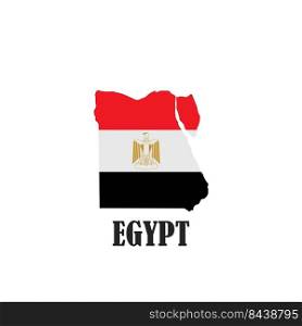 Egypt map icon. vector illustration symbol design.