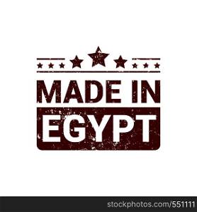 Egypt stamp design vector